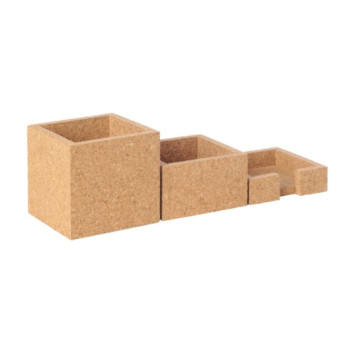 Set birou 3 piese din plută Bi-Silque