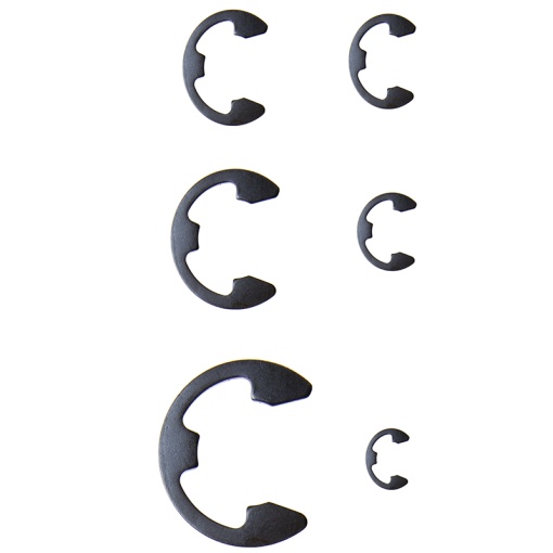 Set inele siguranta BGS tip E 1,5 - 22 mm, 300 buc