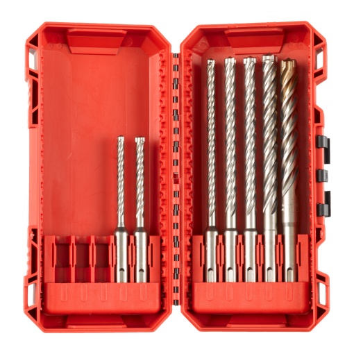 Set nr. 1 cu 7 bucăți SDS+ MX4, Ø 5 / 6 x 115 mm, Ø 6 / 8 / 8 / 10 x 165 mm, Ø 12 x 160 mm