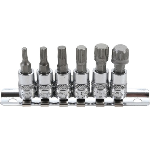 Set varfuri XZN, M4 - M12, antrenare 1/4"