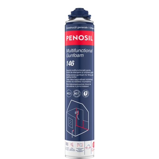 Spumă multifuncțională de umplere PENOSIL Multifunctional Gunfoam 146, 750 ml
