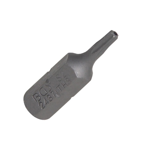 Varf torx cu gaura TT8, 1/4", 25mm