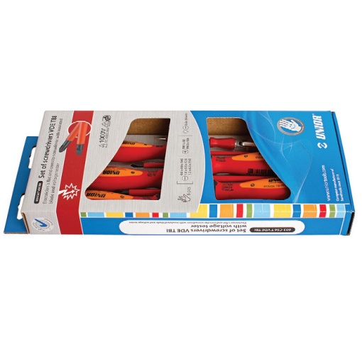 603CS6TVDETBI Set de surubelnite izolate si tester de tensiune / 6 piese - 617043
