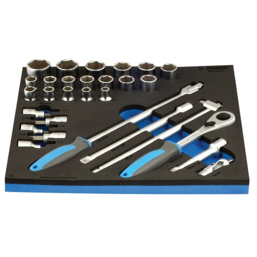 964/19SOS Set de capete chei tubulare 1/2" in modul SOS / 29 piese - 5-32 mm