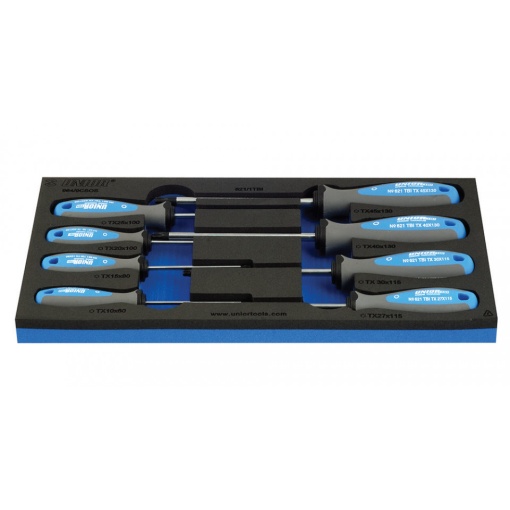 964/9CSOS Set de surubelnite TBI cu profil profil TX si gaura in modul SOS / 8 piese - 621560