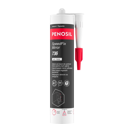 Adeziv hibrid pentru oglinzi PENOSIL SpeedFix Mirror 736