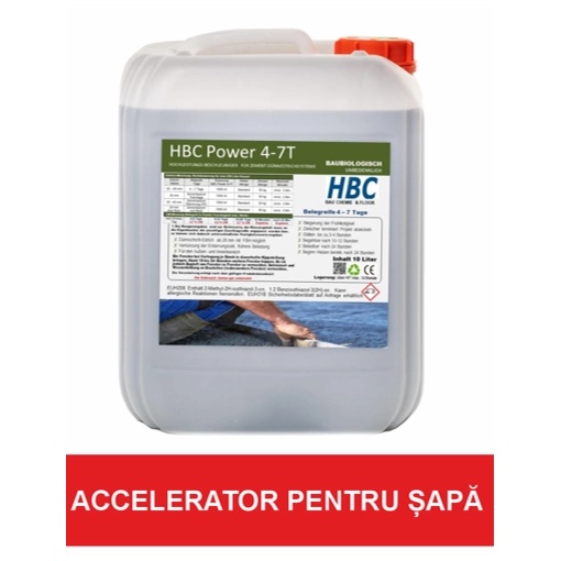 Aditiv accelerator pentru sape HBC 4-7T Power, bidon 10L