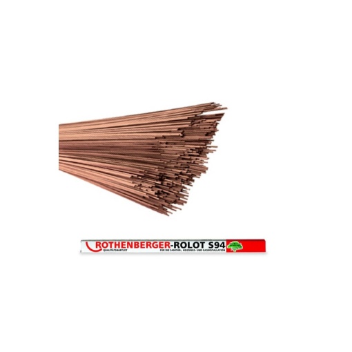 Aliaj Lipiri Tari 5% Argint Rothenberger ROLOT S5, bara 2x2 mm, greutate pachet 1.025 kg