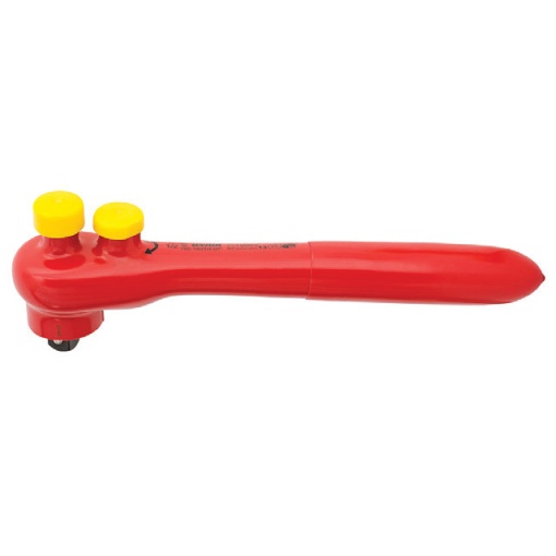 Antrenor cu clichet reversibil Unior 190.1AVDEDP 1/2" izolat la 1000 V, L 245 mm