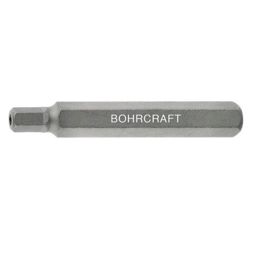 Bit cu profil hexagonal cu gaura (pentru pin de siguranta) prindere hexagonala 10 mm Forma C10, HEX SW 10,0