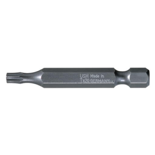 Bit hexagonal USH 1/4” DIN 3126 – Forma E 6,3 – profil TORX TX 40