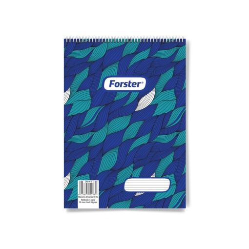 Blocnotes A4 spirală 50 file Forster
