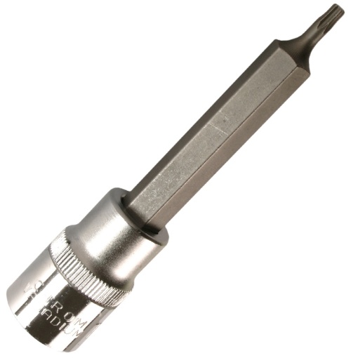 Capat cheie tubulara 1/2" cu varf Torx, T15, lungime 100 mm
