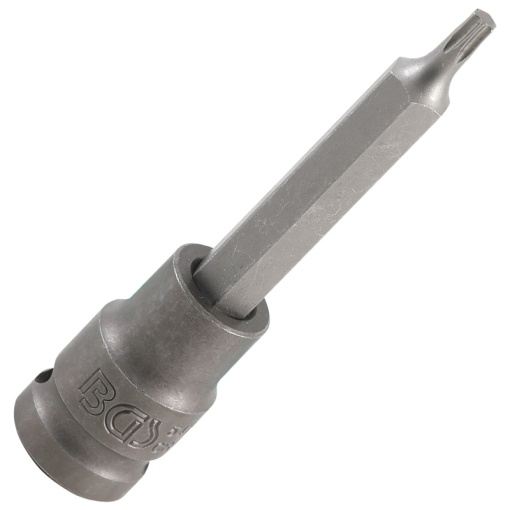 Capat cheie tubulara 1/2" de impact cu varf Torx, T25, lungime 100mm