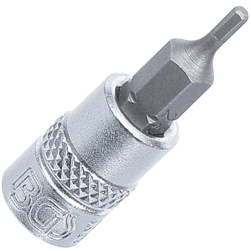 Capat cheie tubulara 1/4" cu varf imbus, 2 mm