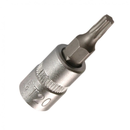 Capat cheie tubulara 1/4" cu varf Torx, T20