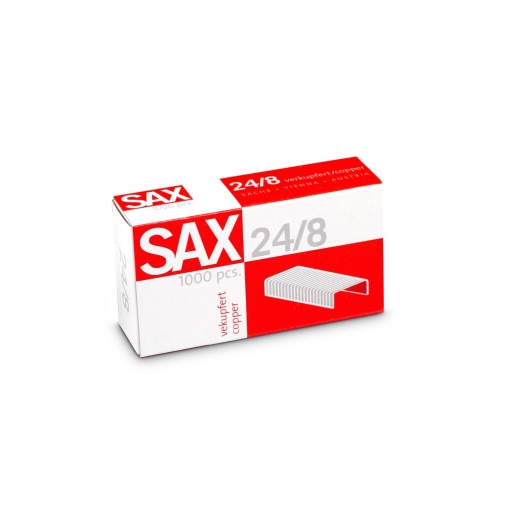 Capse cupru 24/8 1000 buc/cutie Sax