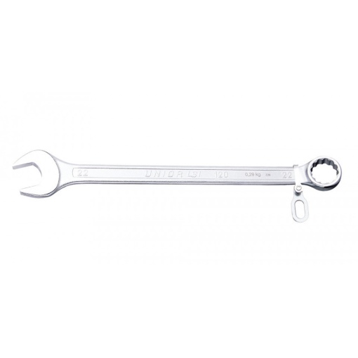 Cheie combinata Unior 120/1-H, varianta lunga cu inel pentru carabiniera, DIM 32 mm