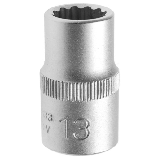 Cheie tubulara 12 puncte (dublu hexagon), 13mm, 1/2"