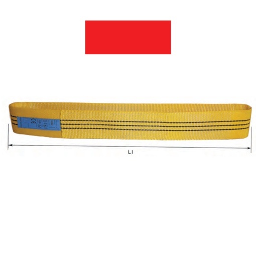 Chinga de ridicare Gutman circulara din fibră de poliester IDM 10000 Kg