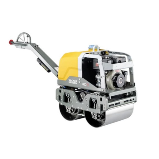 Cilindru compactor cu rola dubla Wacker Neuson RD7Af HRC, 687 kg, Honda, 650 mm