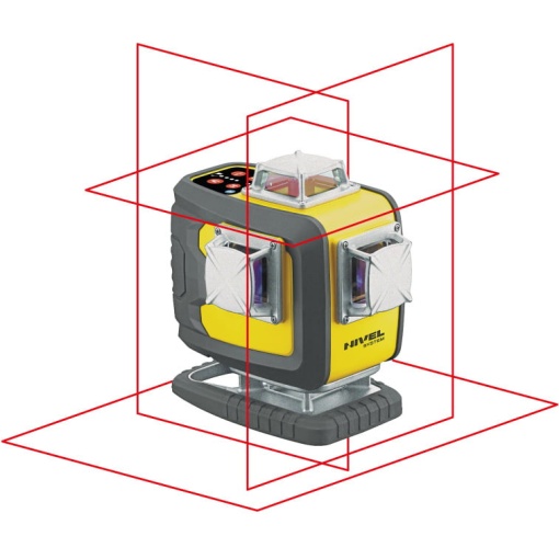 CL4D-R - Nivela laser rosu linii multiple, 4 planuri in 360°