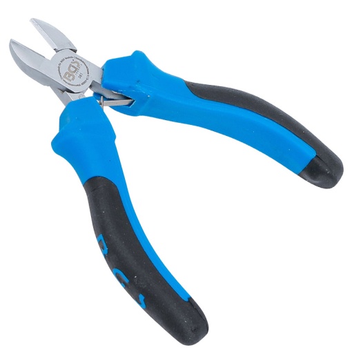 Cleste electronist BGS cu taietura laterala, cu arc, 115 mm