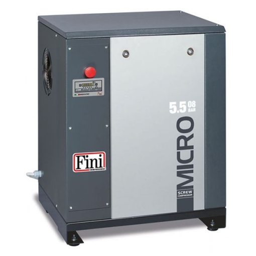 Compresor de aer cu surub Fini MICRO 5.5-08, 400 V, 5.5 kW, 8 bar, 720 l/min