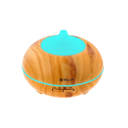 Difuzor Aromaterapie WiFi, 300ml, LED, Maro