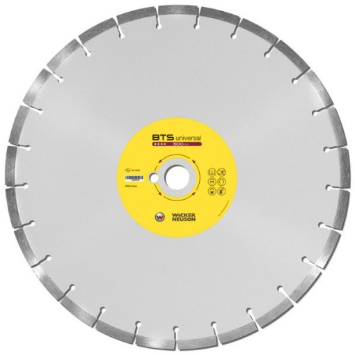 Disc diamantat universal Wacker Neuson BTS UNIVERSAL, 300x20x12 mm