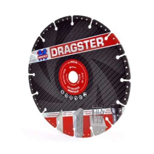 Disc Montolit SSD125 DRAGSTER pentru gresie portelanata segmentat Ø 125 mm
