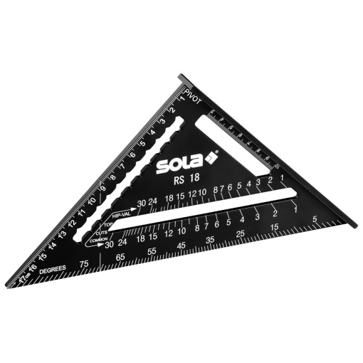 Echer căpriori multifuncțional din aluminiu, Sola RS 18