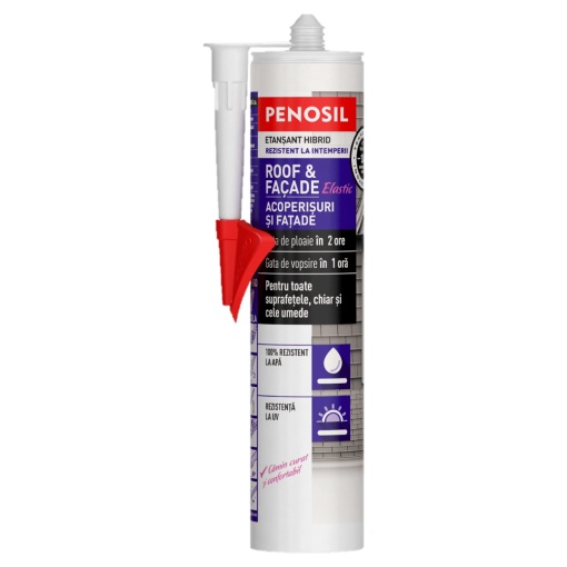 Etanșant hibrid pentru fațade și acoperișuri PENOSIL Roof&Facade Elastic