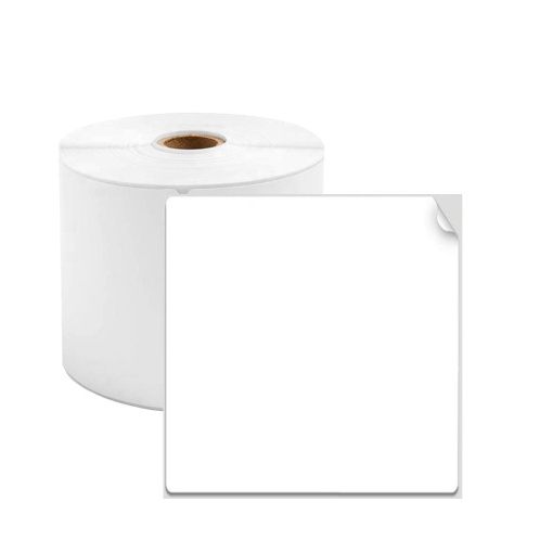 Etichete termice 50 x 50 mm plastic alb pentru imprimanta AIMO Phomemo M110 M200 M220 140 etichete
