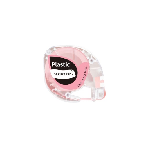 Etichete universale 12mm x 4m plastic roz Q5-TBP31
