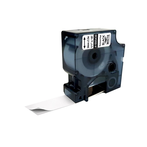 Etichete vinil alb 24mm x 5.5m compatibile Dymo 1805430