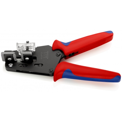KNIPEX 12 12 13 clește de precizie dezizolator cu cuţite profilate cu manşoane multicomponent brunat 195 mm