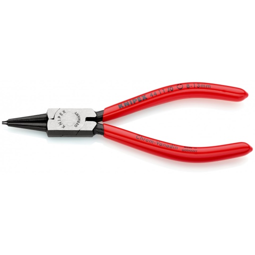 KNIPEX 44 11 J0 clește pentru inele de siguranță pentru inele interioare cu alezaje acoperite cu plastic vopsit negru 140 mm