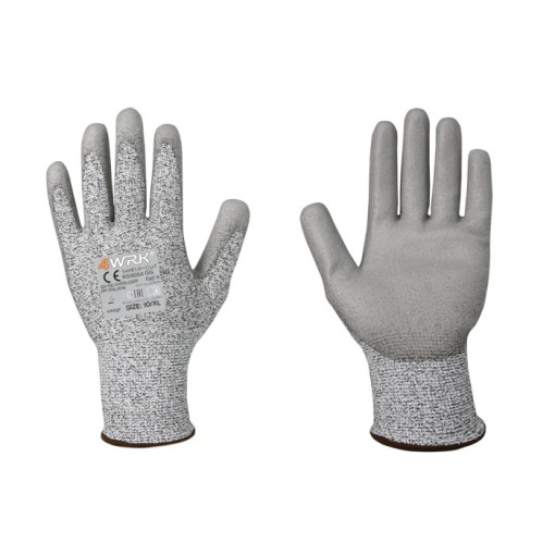 Manusi anti-taiere 4WRK SHIELD+CUT GG, fibra de sticla/poliuretan XL