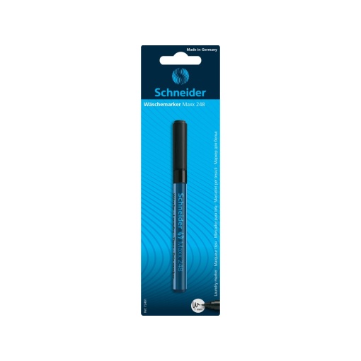 Marker permanent textile 1.0 mm Schneider 248 negru