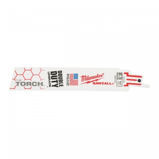 Metal: Pânze Heavy Duty TORCH™ pentru lucrări de demolare Milwaukee TORCH 150 x 10 Tpi - 5 bucati