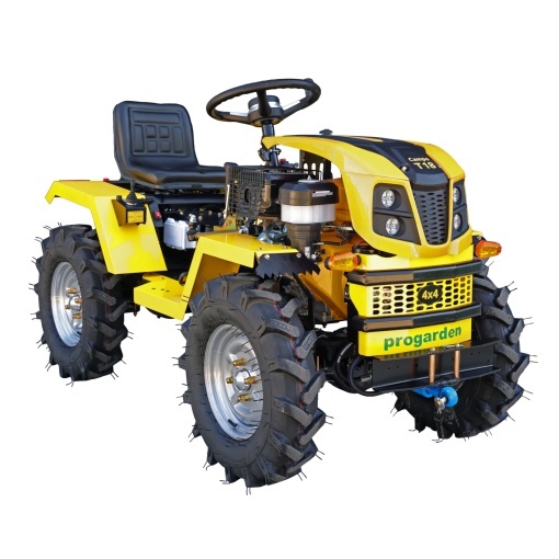Minitractor ProGARDEN Campo T18 V25.1 4x4, 18CP, benzina, hidraulica fata-spate, roti 6.00-12