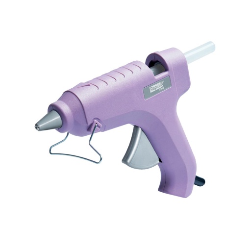Pistol de lipit Rapid Fun to Fix G1000, include 6 batoane silicon transparent diametru 12mm, 60W, 185 C, debit 150 g h, 23373100