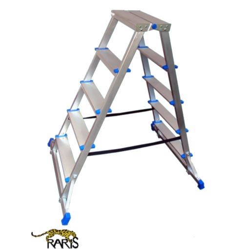 Scara platforma aluminiu RARIS dubla cu stabilizare tip 2AB