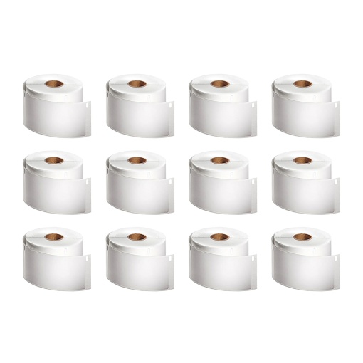 Set 12 x Etichete originale ecusoane nume DYMO LabelWriter 89 x 41 mm albe DYMO LW 11356 S0722560