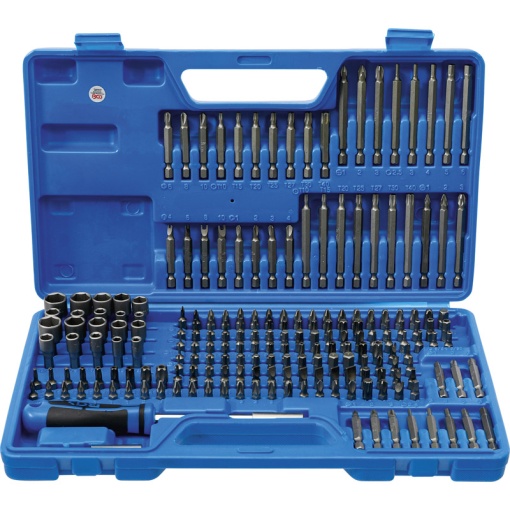 Set 208 piese BGS biti universali/de siguranta, 1/4" (6.3 mm)