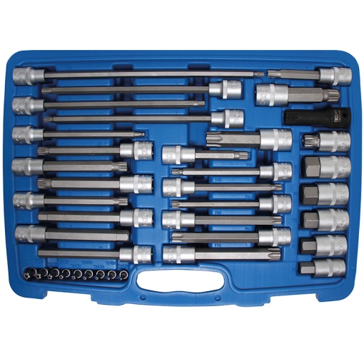 Set 38 piese BGS varfuri speciale uz auto, 1/4" + 1/2"