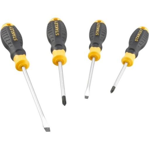 Set 4 surubelnite Stanley STHT16169-0, CushionGrip™, blister