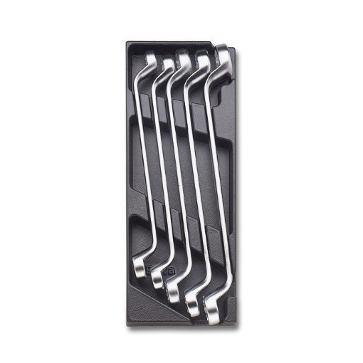 Set 5 chei inelare cotite in suport termoformat T41 Beta 20-29 mm