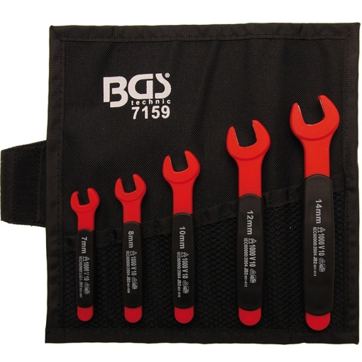 Set 5 chei simple izolate VDE 1000V 7-14 mm
